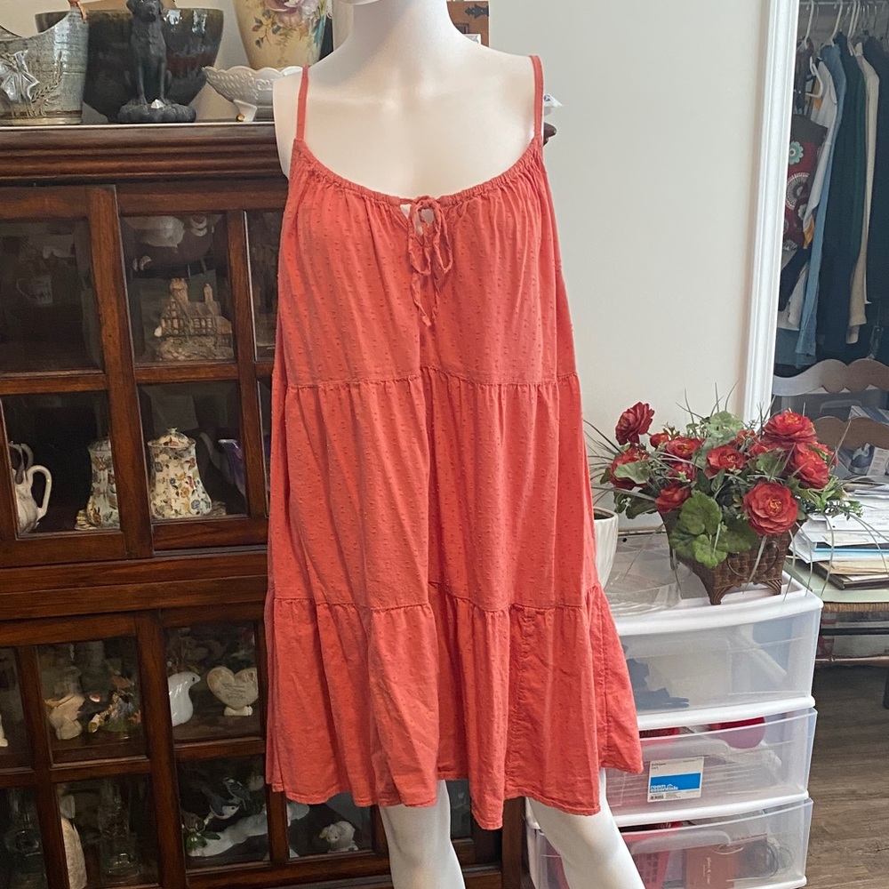 Old Navy Coral Sleeveless Dress